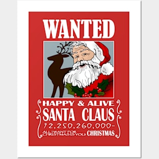 The most wanted man in Christmas Posters and Art